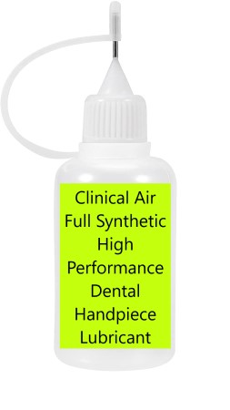 Clinical Air Full Synthetic High Performance Dental Handpiece Lubricant # CLA101