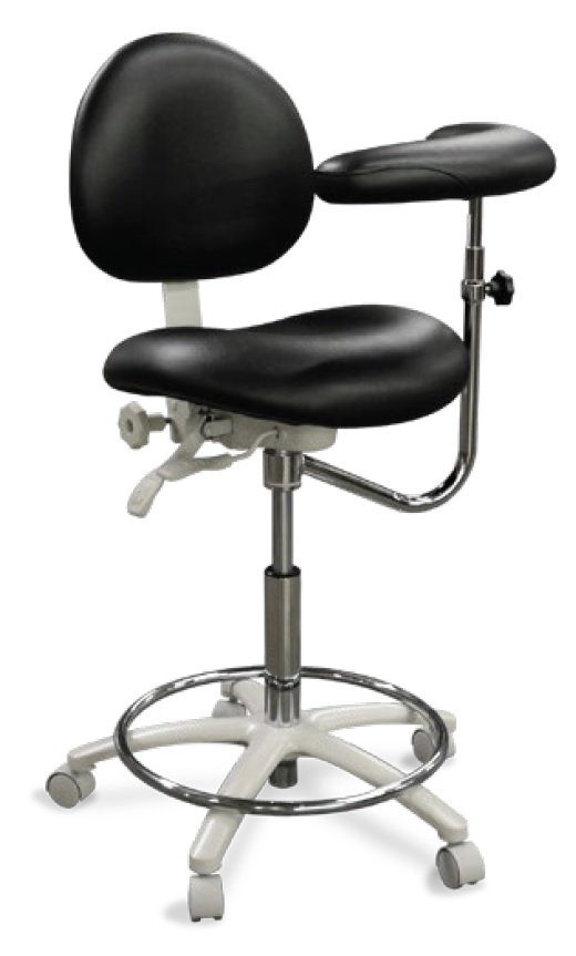 Model 2020 Dental Assistant Stool Contoured Seat
