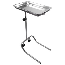 N400 Stainless Steel Medical Dental Mobile Tray Stand 
