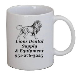 Lions Dental Supply And Equipment White Coffee Mug